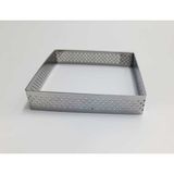 Delikli Tart Kalıbı Kare-2 ad-10x10x2 cm - 1 Adet