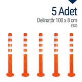 Delinatör 100 x 8 cm EKO 5 Adet, Esnek Duba
