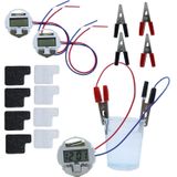 Delinx 2 takım sıvı pil bilim deney kiti tuzlu su deniz suyu pili elektronik saat ile DIY ev öğretim okul bilim projesi kök eğitim konusu