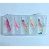 Delitay Balıkçılık Captain 3062 Silikon Karides 5.5cm Suni Yem 5'li Kutu Renk:mix