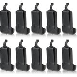 Delixa 10 Paket Orijinal Walkie Talkie Kemer Klipsi ile Uyumlu Iki Yönlü Telsiz Wln Kd-C1 Retevis RT22 Zast