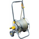 Delixa 2436H 30 M Hortumlu 60 M Kapasiteli Tekerlekli Metal Hortum Toplama Sarma Araba Seti - Standart