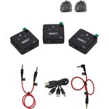 Delixa Cm2 Kablosuz Wireless Ikili Kamera Mikrofon (Telefon Bilgisayar Mixer Ses Kartı Kamera)