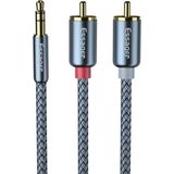 Delixa Essager Pro Series 1 Metre 3.5mm Jack To Rca Stereo Ses Sistemi Kablosu, Amfi, Hoparlör, Tv Ses Sist