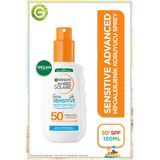 Delixa Garnier Ambre Solaire Sensitive Advanced Çocuk Hipoalerjenik Güneş Koruyucu Sprey SPF50+ 150ML - Standart