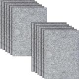 Delixa Hxjdam Sert Keçe 2 mm Keçe Mat, 12 El Işi Keçesi Kare, 20 x 30 cm x 2 mm Kalın Keçe, El Işi Için, gr