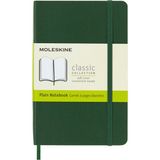 Delixa Klasik Boş Not Defteri (Softcover Elastik Kilitli, Boyut A6 9 x 14, 192 Sayfa) Myrte Yeşil - Standart