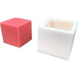 Delixa Küp 2d Mum Kalıbı 4X4X4 (Silikon)