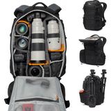 Delixa Lowepro Protactic Bp 450 Aw Iıı Kamera Sırt Çantası, 4 Noktalı Erişim, Profesyonel Kamera Çantası, D - Standart