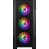 Delixa Msı Mag Forge M100A D60 Akrilik Yan Panel 3X120MM 1X120MM Auto Rgb Fan 600W 80+ Matx Bilgisayar Kasa