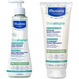 Delixa Mustela Lipit Yenileyici Krem Pompalı Şişe 300 ml - 200 ml Stelatopia Şampuan Hediyeli - Standart
