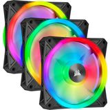 Delixa Ql Serisi, Icue QL120 Rgb, 120MM, Pwm, Lighting Node Core Rgb Kontrolcü Dahil, Rgb Fan, 3'lü - Standart