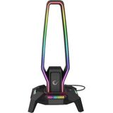 Delixa RM-H27 Igrıs Type-C Rgb Siyah Kulaklık Standı RM-H27 Igrıs Sıyah