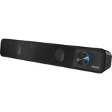 Delixa Serisi MD-69S Siyah 3WX2 LED Işıklı Multimedia Soundbar Speaker (Bluetooth Desteği Yoktur) (Ürün Uzu