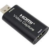 Delixa Ses Video Yakalama Kartı 1080P 30FPS HDMI USB Yakalama Kartları Dslr Video Kamera Oyun - Canlı Akış - Standart