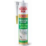 Delixa Soma Fix SE280 Amaçlı Silikon 280ML - Şeffaf Silikon - Mutfak, Banyo ve Sızdırmazlık Içi - Standart - Çok Renkli
