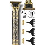 Delixa Tıraş Makinesi Metal Gövdeli T-Bıçak Saç Ense Sakal Çizim Lazer Epilasyon Öncesi Jpr-Metal - Standart