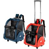 Delixa Trolley Çekçekli Köpek Taşıma Çantası Kırmızı