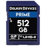 Delkin Devices 512 GB Prime Sdxc Uhs-Ii 280MB/s V60 Hafıza Kartı
