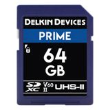 Delkin Devices 64 GB SDXC Hafıza Kartı UHS-II V60 Hız Sınıfı ile 4K Video Desteği