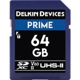 Delkin Devices 64GB Prime SDXC UHS-II U3/V60 Hafıza Kartı