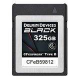Delkin Devices CFexpress 325 GB Type-B Siyah Hafıza Kartı