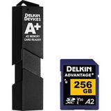 Delkin Devices USB 3.1 Sd & Microsd A2 Hafıza Kartı Okuyucu - Siyah