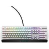 Dell Alienware 510K Rgb Mekanik Klavye AW510K Kablolu Oyun İçin Beyaz Tuş Formu ve Nümerik Tuşlar