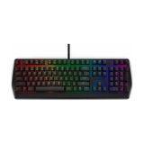 Dell Alienware AW410K Cherry Mx Kahverengi Switch Kablolu İngilizce RGB Mekanik Klavye siyah