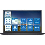 Dell Inspiron 3520 Intel Core i7 1255U 16GB 512GB SSD Windows 11 Pro 15.6" FHD Taşınabilir Bilgisayar I35201013U012