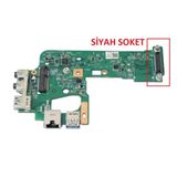 Dell İnspiron N5110 Dn15 Tı Io Board 48.4If20.021 Laptop Ses Usb Ethernet Wlan Wifi Kartı / Siyah