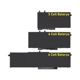 Dell Latitude N025L550015EMEA_W Notebook Bataryası Laptop Pil