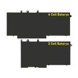 Dell Latitude N033L558015EMEA_W Notebook Bataryası Laptop Pil