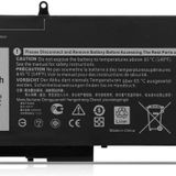 Dell Latitude N063L559015EMEA_W Notebook Bataryası Laptop Pil