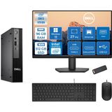 Dell Pc Pro Mıcro QCM1250 Intel® Core™ I5 14500T 96GB Ddr5 512GB SSD Intel® UHD Graphics 770 Dell 27 Inç Fhd Mon. WIN11HOME Mini Masaüstü Bilgisayar BTO00827H32+ZETTAUSBBELLEK - Windows 11 Home