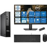 Dell Pc Pro Mıcro QCM1250 Intel® Ultra 5 235T 128GB Ddr5 256GB SSD Intel® Graphicsdell 23.8 Fhd Mon. WIN11PRO Mini Masaüstü Bilgisayar BTO10623P36+ZETTAUSBBELLEK - Windows 11 Pro