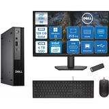 Dell Pc Pro Mıcro Qcm1250 Intel® Ultra 5 235T 128Gb Ddr5 4Tb Ssd Intel® Graphıcs21.5 Dell Monitör Fhd Wın11home Mini Masaüstü Bilgisayar Bto10621h40+Zettausbbellek