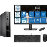 Dell Pc Pro Mıcro Qcm1250 Intel® Ultra 5 235T 48Gb Ddr5 2Tb Ssd Intel® Graphicsdell 27 Inç Fhd Mon. Wın11home Mini Masaüstü Bilgisayar Bto10627h19+Zettausbbellek