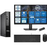 Dell Pc Pro Mıcro QCM1250 Intel® Ultra 5 235T 64GB Ddr5 512GB SSD Intel® GRAPHICS21.5 Dell Monitör Fhd WIN11PRO Mini Masaüstü Bilgisayar BTO10621P22+ZETTAUSBBELLEK - Windows 11 Pro