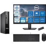 Dell Pc Pro Mıcro Qcm1250 Intel® Ultra 7 265T 128Gb Ddr5 512Gb Ssd Intel® Graphicsdell 27 Inç Fhd Mon. Freedos Mini Masaüstü Bilgisayar Bto10727f37+Zettausbbellek