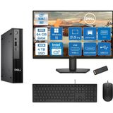 Dell Pc Pro Mıcro Qcm1250 Intel® Ultra 7 265T 64Gb Ddr5 4Tb Ssd Intel® Graphıcs21.5 Dell Monitör Fhd Wın11pro Mini Masaüstü Bilgisayar Bto10721p25+Zettausbbellek