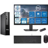 Dell Pc Pro Mıcro Qcm1250 Intel® Ultra 7 265T 80Gb Ddr5 256Gb Ssd Intel® Graphicsdell 27 Inç Fhd Mon. Freedos Mini Masaüstü Bilgisayar Bto10727f26+Zettausbbellek