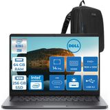 Dell Pro 14 Intel Core Ultra 5 235U 4.9ghz 64GB Ddr5 256GB SSD Freedos Intel® Aı Boost 14 Inç IPS Fullhd+ (1920X1200) Taşınabilir Bilgisayar PC14250BTO113F26 + Zetta Çanta - 256 GB - 64 GB
