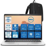Dell Pro 14 Plus Intel Core Ultra 7 255U 5.1ghz 64GB Ddr5 256GB SSD Windows 11 Pro Intel® Aı Boost 14 Inç IPS Fullhd+ (1920X1200) Taşınabilir Bilgisayar PB14250BTO110P26 + Zetta Çanta