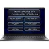 Dell Pro 16 PC16250 Intel Core Ultra 5 235U Vpro 8gb 256GB SSD 16" Fhd+ Windows 11 Home Taşınabilir Bilgisayar - 256 GB - 8 GB