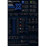 Dell Pro Max 18 Plus Core Ultra 7 265HX RTX Pro 3000 Blackwell 12GB 40GB RAM 256GB SSD 18" QHD+ 120Hz FreeDOS MB18250P333 İş İstasyonu + PER4 Çanta