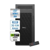 Dell Pro Max Tower T2 Intel Core Ultra 9 285K 5.7 Ghz 32GB Ddr5 1tb SSD Windows 11 Pro Nvidia Rtx A4000 Ada 20GB Gddr7 Iş Istasyonu FCT2250285K4000P02 + Zetta Flash Bellek