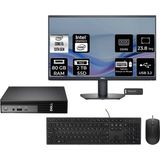 Dell Pro Micro QCM1250 i5 14500T Mini PC 80GB RAM 2TB SSD 23.8" FHD FreeDOS + Per4 USB QCM1250BTO008P439 - Yok (Free Dos)