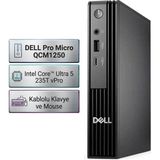 Dell Pro Micro QCM1250 Intel Core Ultra 5 235T 32GB 1tb SSD Freedos Mini Masaüstü Bilgisayar BTO106_QCM1250_U 003 - Yok (Free Dos)