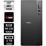 Dell Pro Tower Essential QVT1260 Core i7 14700 RX 550 4GB 96GB RAM 2TB SSD FreeDOS BTO014QVT1260P379 Masaüstü Bilgisayar + PER4 USB Bellek